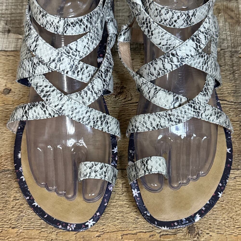 Cabi 6002 Athena Gladiator Sandals Python Snake L… - image 2